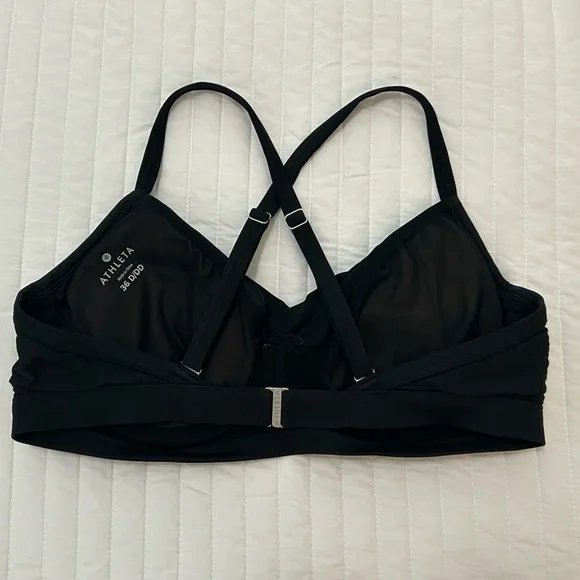 Athleta twist front bikini top with underwire 36D/DD - Picture 3 of 6